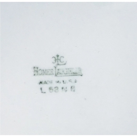 Vintage Homer Laughlin Scalloped Rim Floral Cereal Bowl Grandma Cottage Core - Picture 3 of 3